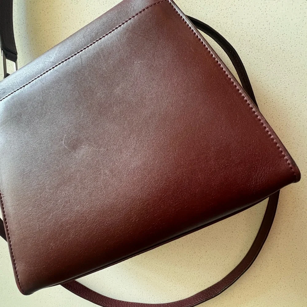 Rare Coach 6701 Bridle Top Handle Kelly Bag, Burgundy, Good Vintage Condition - Picture 8 of 16